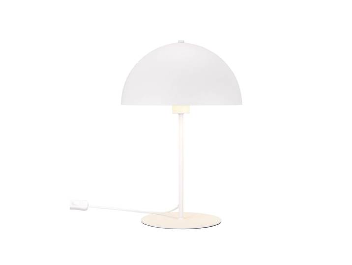 Lampe design en métal blanc