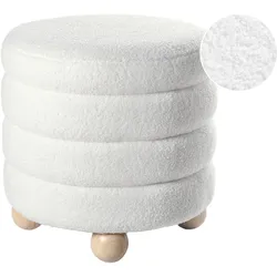 POUF Cremeweiß Chilly