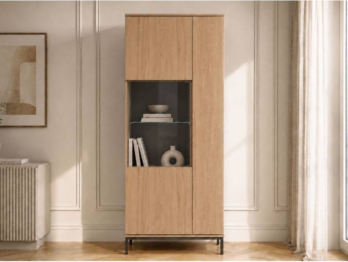 Vitrinenschrank Soroko Hickory