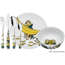 Kinderbesteck-Set WMF MINIONS (LBH 40x25x10 cm) - silber - LBH 40x25x10 cm