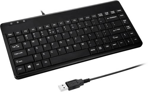 Perixx PERIBOARD-409DEU USB Tastatur Deutsch, QWERTZ Schwarz