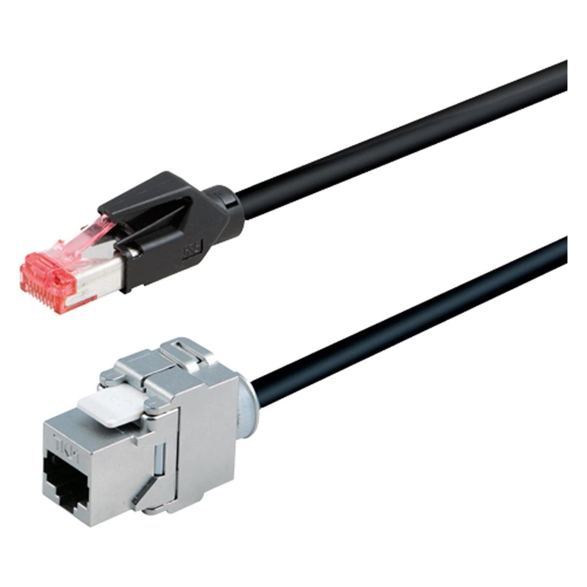 Bachmann Bach CAT6a RJ45 Patch-Leitung Länge 5,0m | 918.034 (STP, CAT6a, 5 m) (918.034)