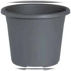 GELI Cylindro Blumentopf Anthrazit – Ø20cm Kunststoff Pflanztopf 3L
