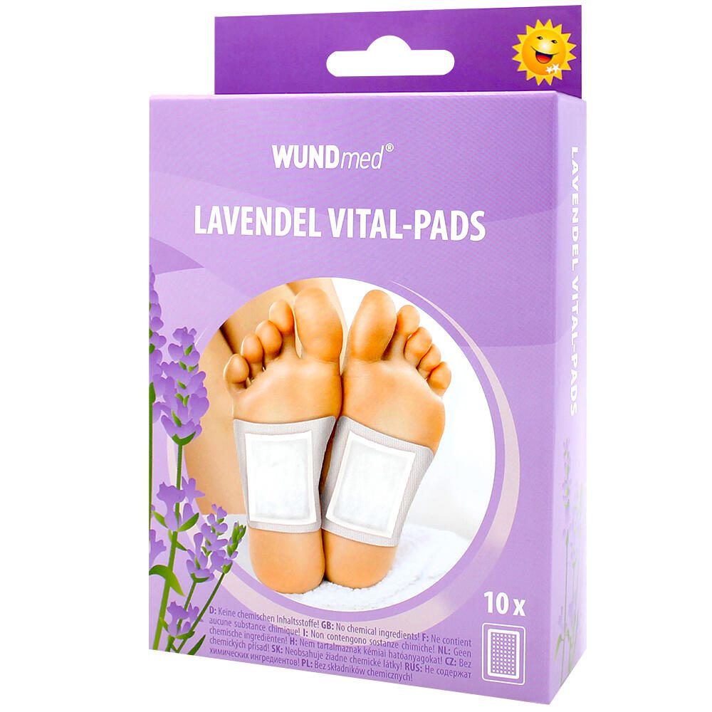 WUNDmed® Bambuspflaster Lavendel Vital-Pads weiß 10 Pads 02-143