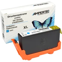 Kompatible Tinte ersetzt HP T6M03AE  903XL  cyan