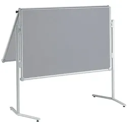 MAUL Moderationstafel »MAULpro« Textil klappbar inkl. Zubehör-Set GRATIS grau, 195 cm