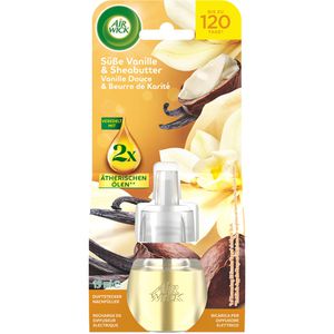 Airwick Raumduft Duftstecker, Duftölflakon, 19 ml, Nachfüller, Süße Vanille & Sheabutter