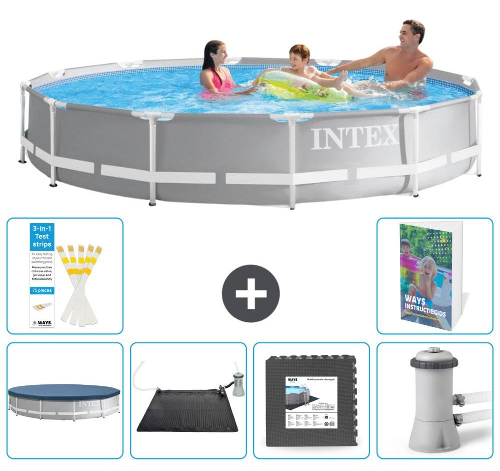 Prism Frame Pool Rund - 366x76 cm - 5-teilig S21