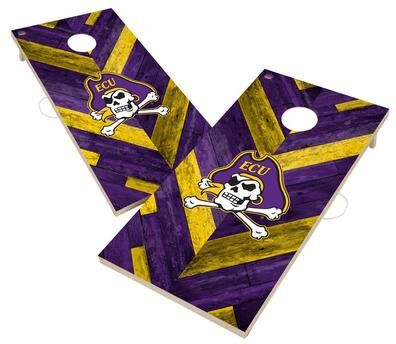 Skip's Garage East Carolina University ECU Pirates Cornhole Board Set