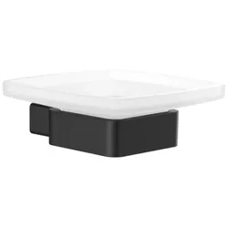 emco loft Seifenhalter Glasteil satiniert, schwarz, 053013300 053013300