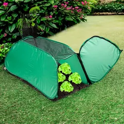 Wachstumsturbo Schutztunnel 56x45x114cm: Optimale Bedingungen für Kräuter, Salat & Gemüse - Schnelles Wachstum im kompakten Gewächshaus