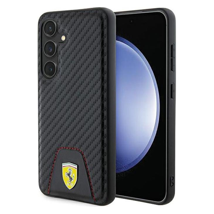 Ferrari FerrariFEHCSN3PUK S921 czarny/black hardcase Carbon Stitched Bottom (Samsung Galaxy S24) (1467191292)