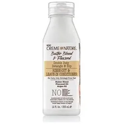 Creme of Nature, Conditioner, Butter Blend Leave In Conditioner mit Arganöl und Leinsamenöl 12oz (355 ml)