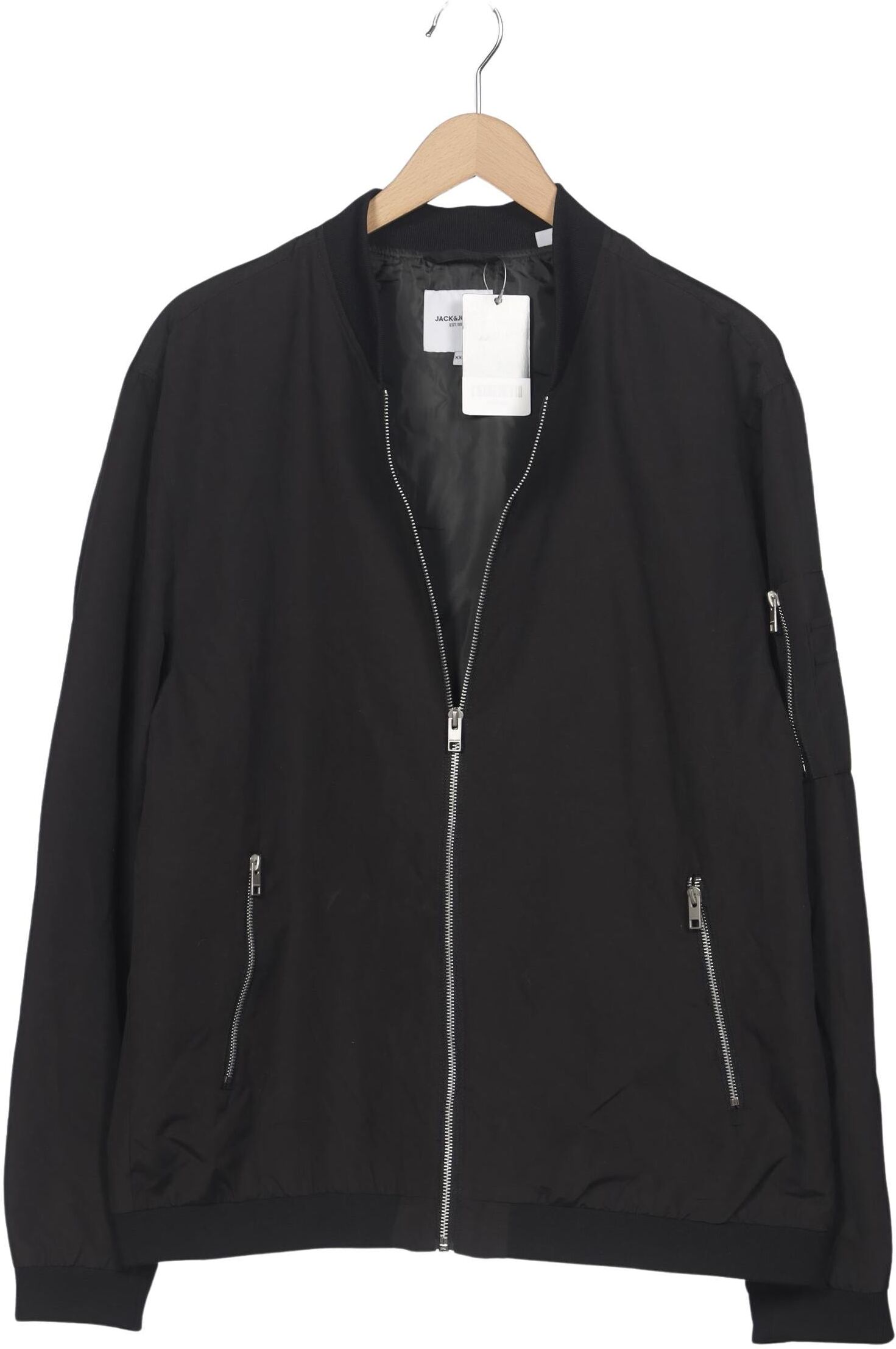 Jack & Jones Herren Jacke, Schwarz, Gr. Xxl, Synthetik - Second Hand