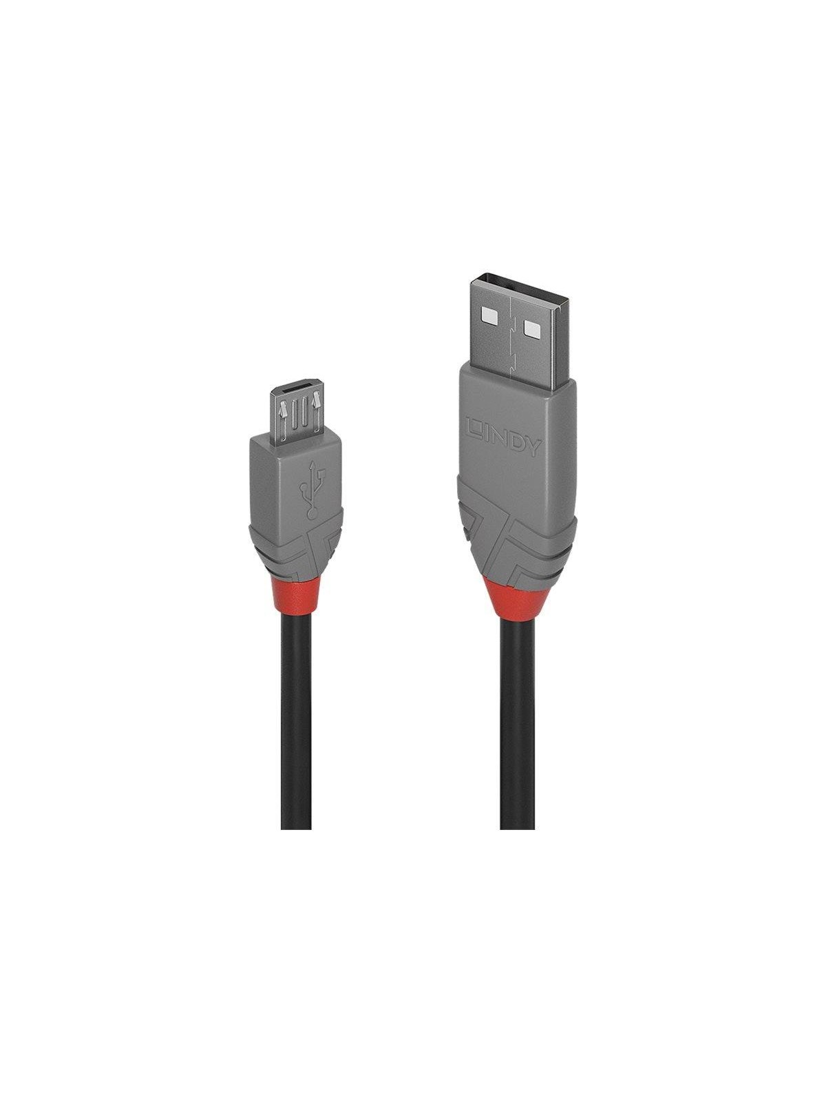 Lindy Anthra Line - USB cable - USB to Micro-USB Type B - 3 m