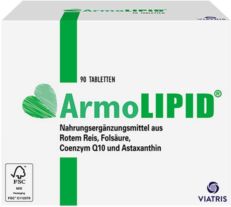 ArmoLIPID - roter Reis Kapseln mit Folsäure, Q10, Astaxanthin 90stk