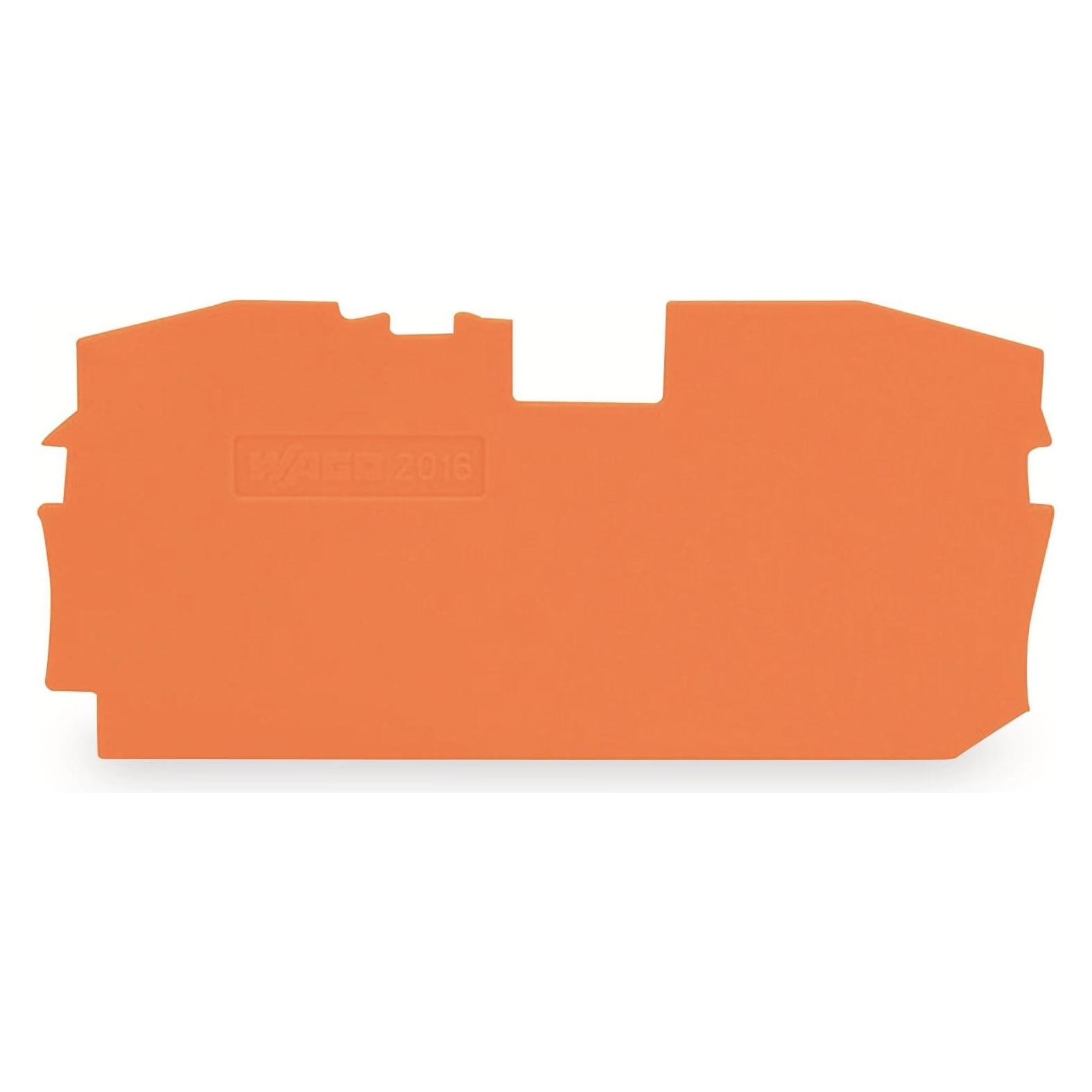 Wago Top Job S Abschl. u. 2016-1292 Zwischenplatte f. Reihenkl. orange (2016-1292)