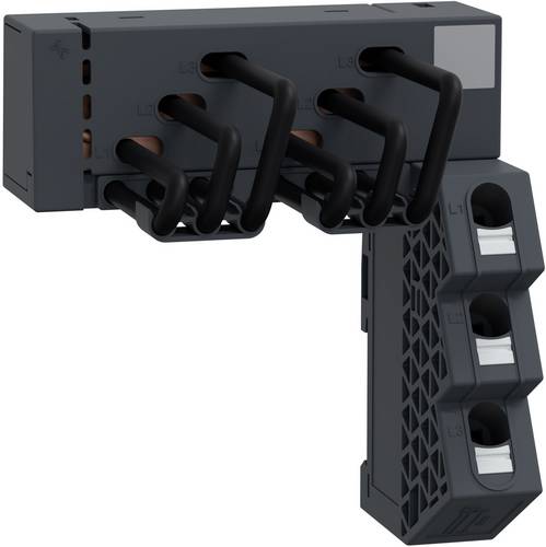 Schneider Electric GV2G2RA Drehstrom-Sammelschienensystem, 63A, 2 Abgangsstellen, Einspeisung rechts, 45mm Abstand