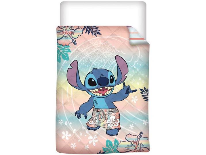 Disney Lilo & Stitch Sprei Tropical - 140 x 200 cm - Polyester