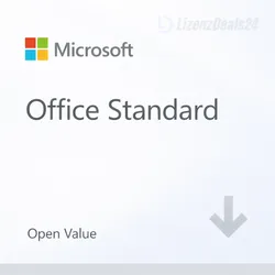 Microsoft Office Standard | Open Value Lizenz | 3 Jahre Software Assurance