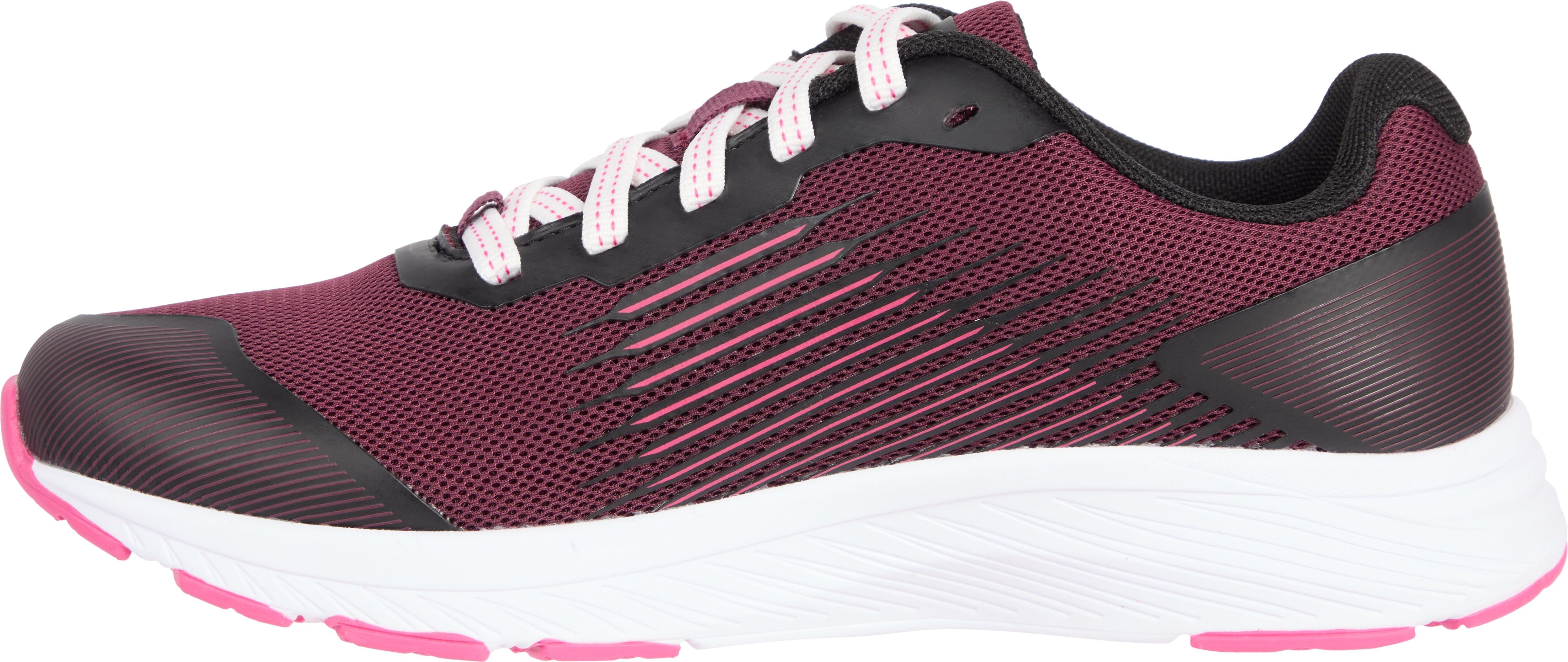 Laufschuh ENERGETICS "Elexir XIII J", Jungen, Gr. 37, schwarz (rot wine, schwarz, pink), Synthetik, Textil, Schuhe Laufschuh rot wine, schwarz, pink 37
