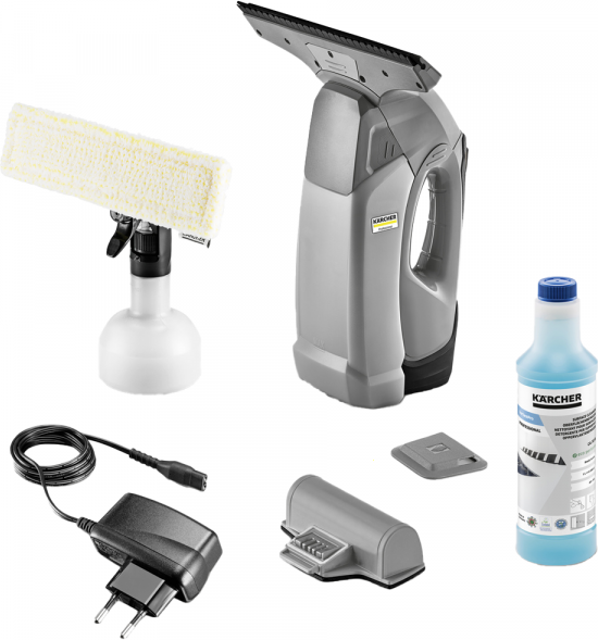 Karcher WVP 10 - Aspiratore a batteria - aspiragocce, lavavetri - 3.7V - 2.1 Ah