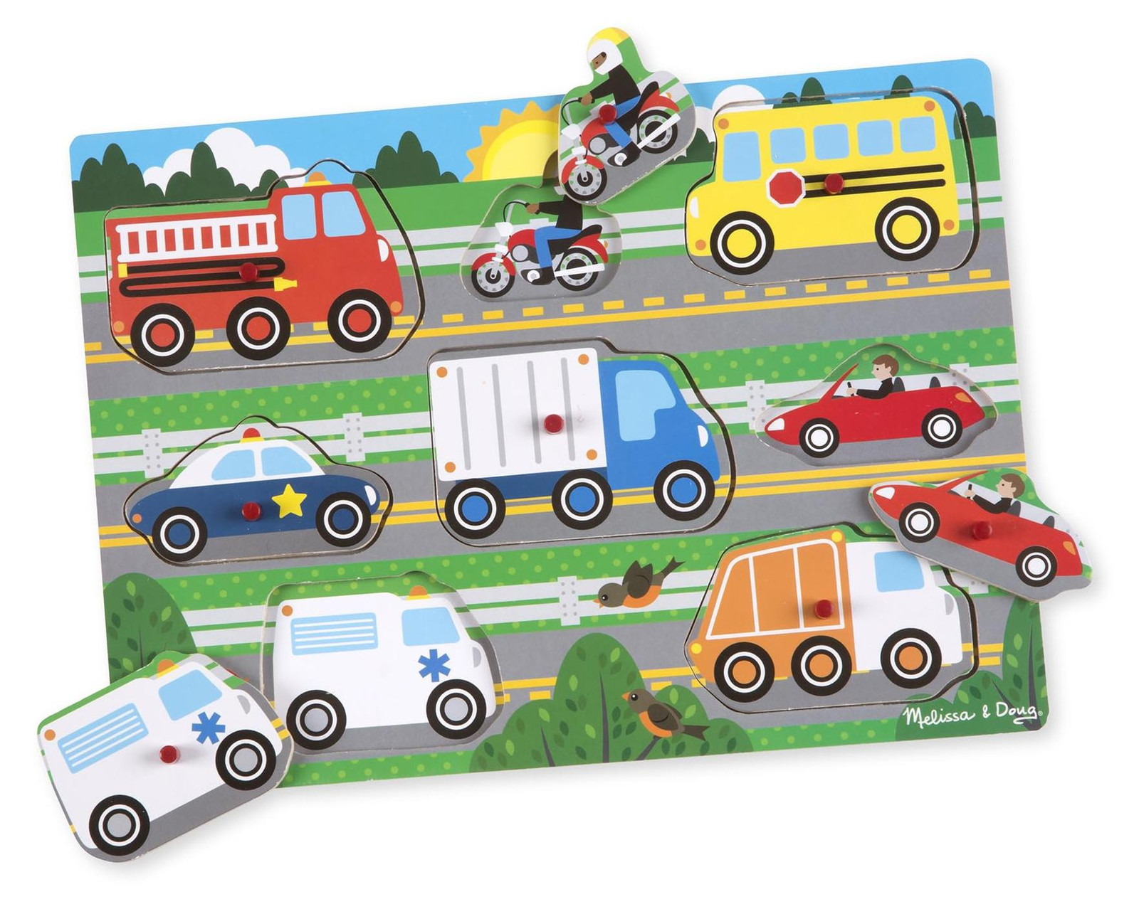 Melissa & Doug Ontwikkelingspuzzel Auto