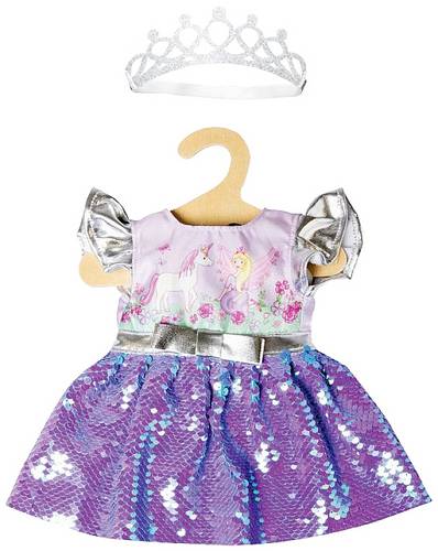 Pu-Kleid Fee und Einhorn, Gr. 35-45cm