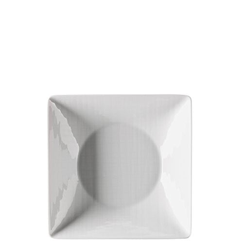 Rosenthal Mesh vierkant diep bord, wit, 20 cm