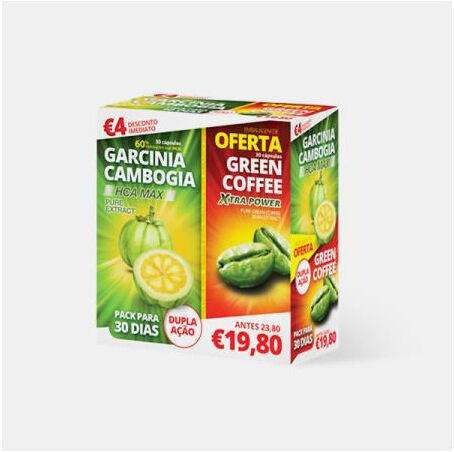CHI® GARCINIA 30 CAPSULAS + GREEN COFFEE 30 CAPSULAS