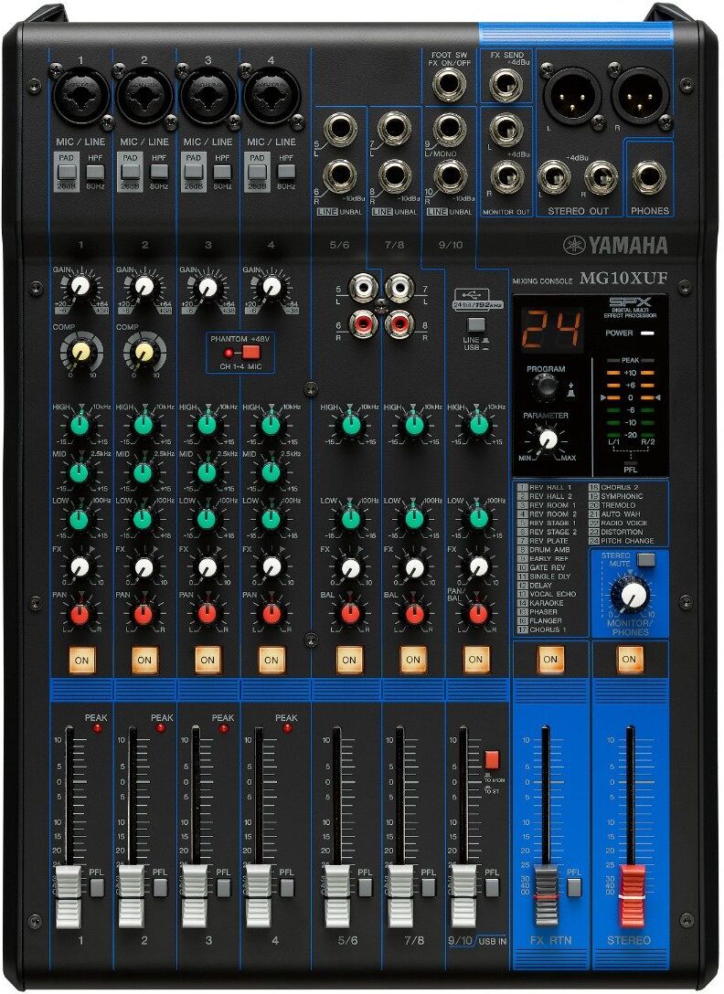 Yamaha MG10 XUF Mixer