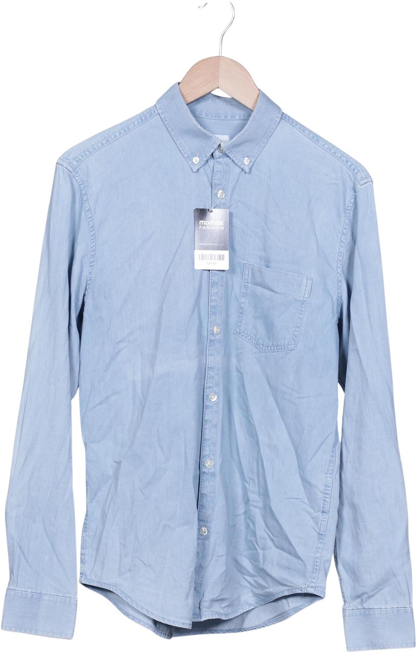 Burton London Burton  London Herren Hemd, Hellblau, Gr. M, Baumwolle - Second Hand