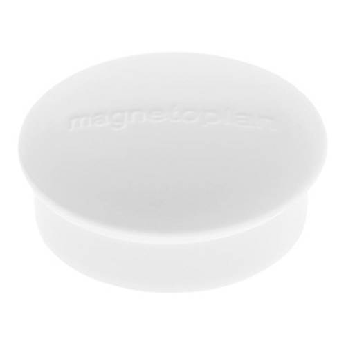 Magnetoplan Magnet Discofix Mini (Ø x H) 19mm x 7mm rund Weiß 10 St. 1664600