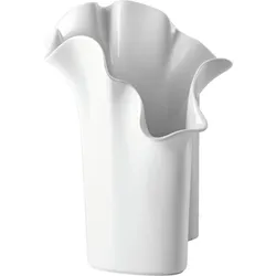 Asym Vase 30 cm weiß