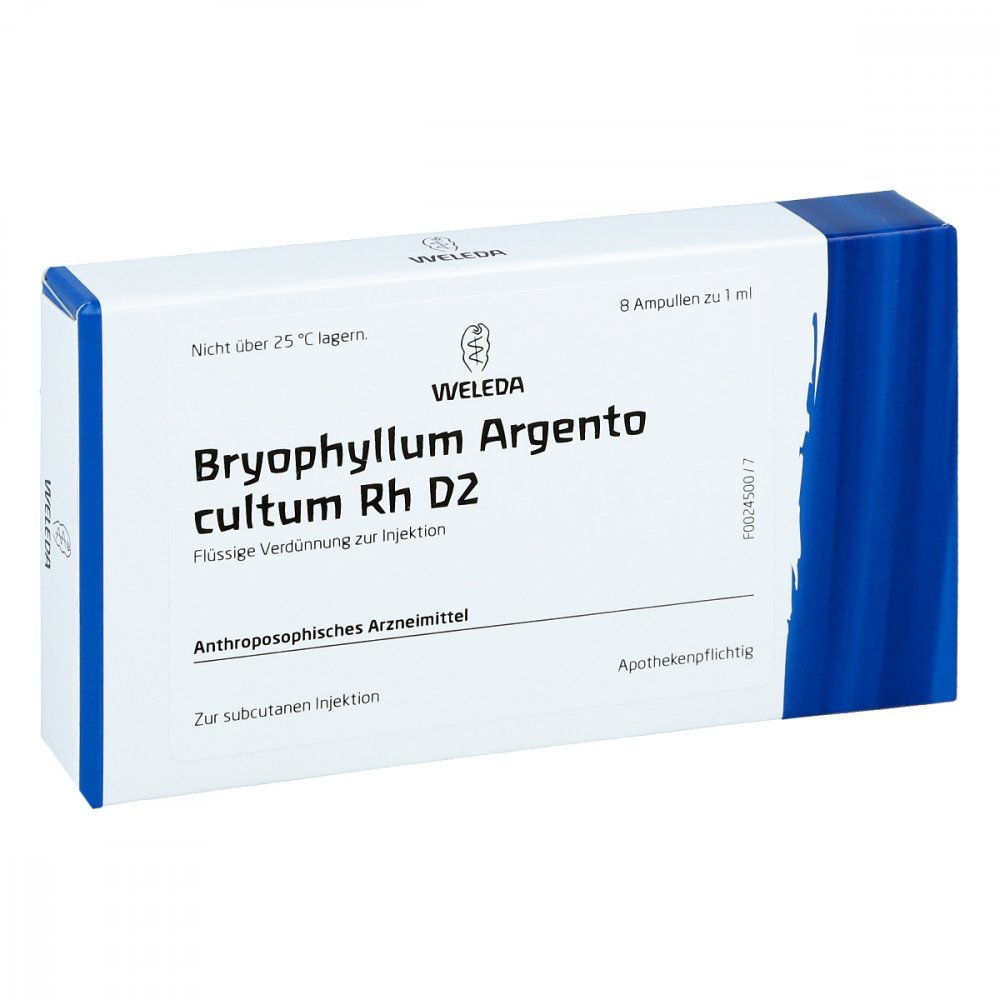 WELEDA AG Bryophyllum Argento Cultum Rh D2 Ampullen 01618015