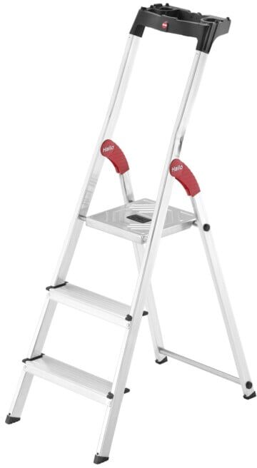 Hailo L60 StandardLine, escabeau de sécurité en aluminium, 3 marches (8160307)
