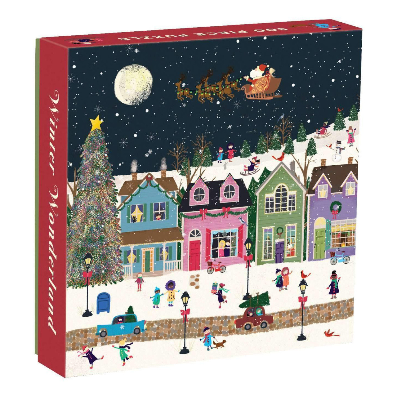 Winter wonderland puzzel van 500 stukjes
