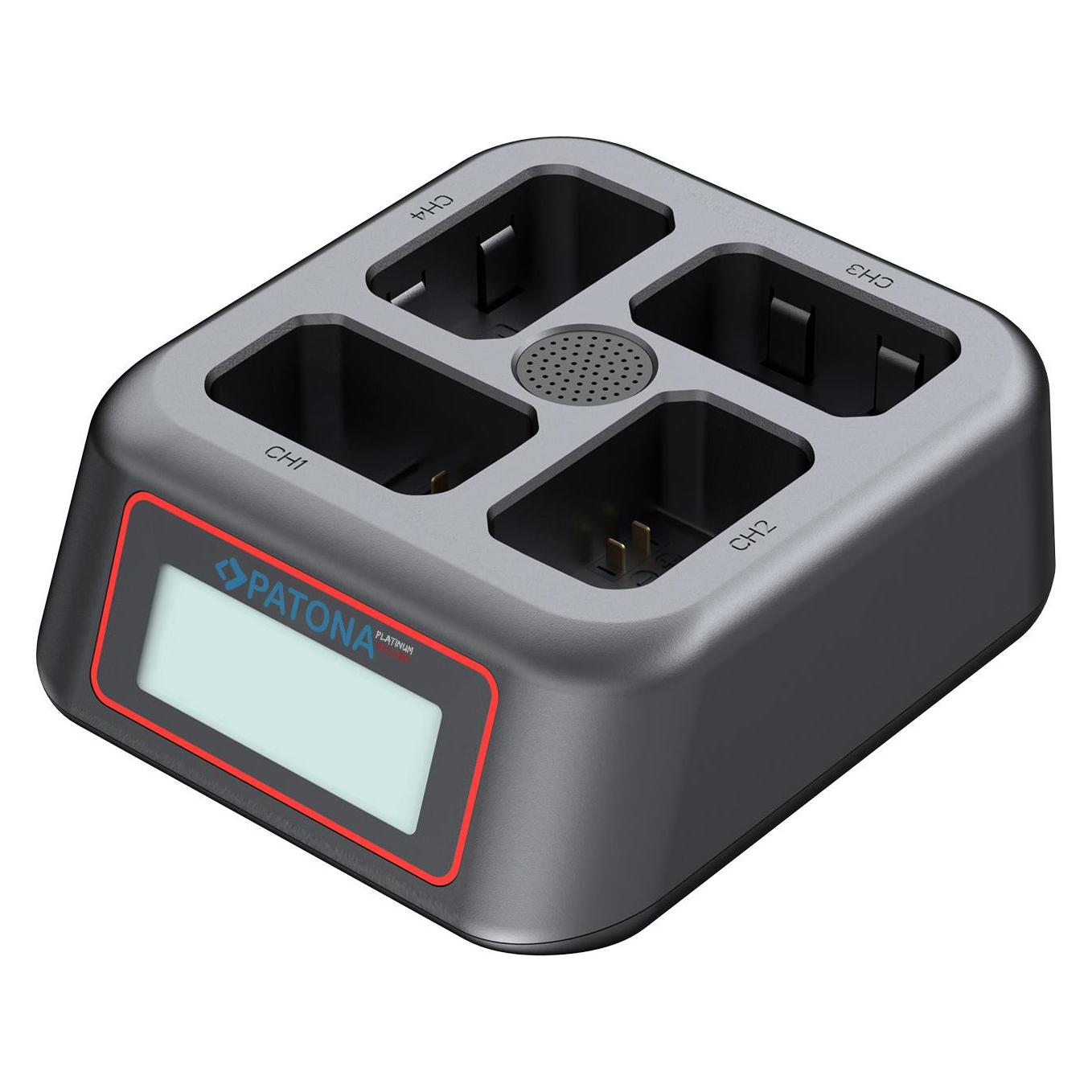 Patona 4-Port Fast Charger Sony NP-FW50 (Kamera Akku Ladegerät) (4154)
