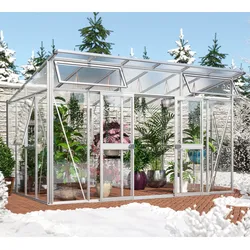 Vitavia Aktionsangebot (inkl. 100 Euro Zubehör): Gewächshaus "Aura 11500",weiß,11,5 m2