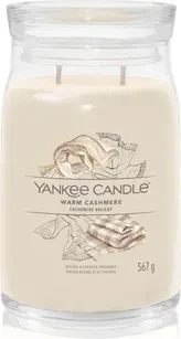 YANKEE CANDLE Signature Glas 2 Dochte Warm Cashmere 567 g