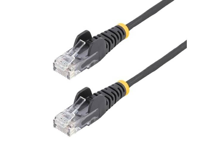StarTech 10m Cat6 Slim Ethernet Kabel, LSZH, Zwart (N6PAT10MBKS)