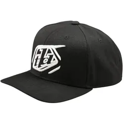 Troy Lee Designs Flat Bill Snapback Kappe schwarz Einheitsgröße