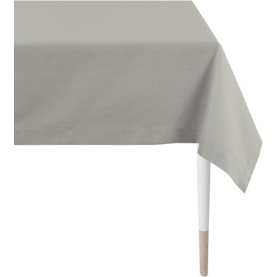 Tischdecke APELT "4362 Rips - 1 Stk., Unifarben, Wasser- und Schmutzabweisend" Gr. 4, grau, B:140cm L:250cm, Baumwolle, Polyester, Tischdecken, Tischdecke, Wasser- und Schmutzabweisend, Waschbar