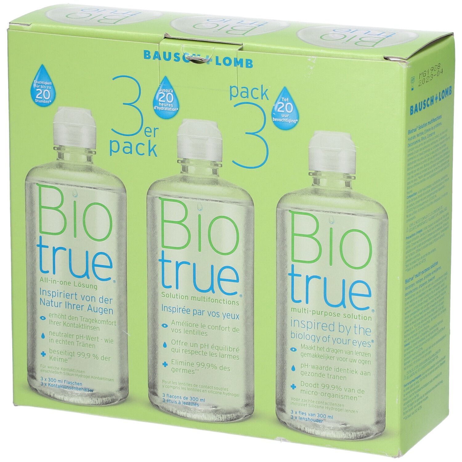 Bausch & Lomb Biotrue Multi Purpose 3x300ml 3x300 ml Lösung
