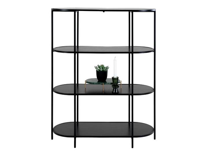 Designer Regal Quarto Metallgestell - Schwarz - Luxusbetten24