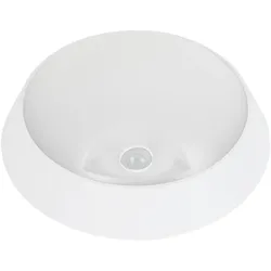 Alcapower LED-Deckenleuchte Rund 15W IP65 mit PIR-Sensor, CCT 3000K/4000K/6500K, Effizienz 93lm/W, 1400lm, Weiß.