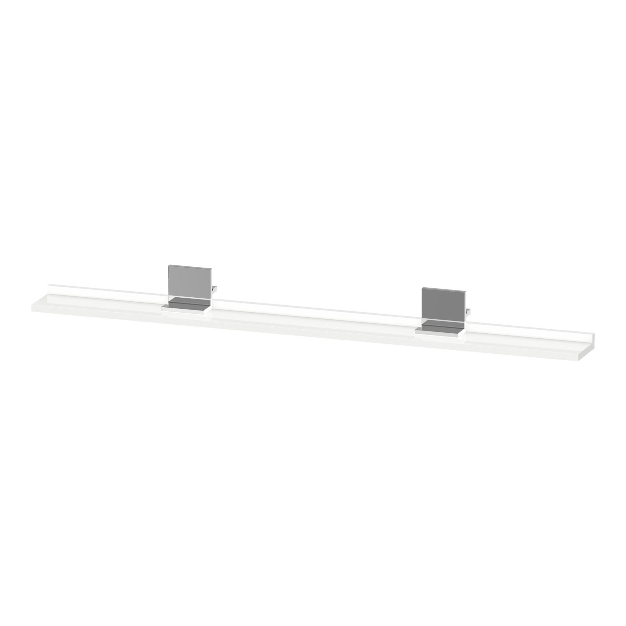 Duravit Spiegel-Ablage Sivida 133x65x3,6mm, we. hgl, montiert, chrom (SV7435010220000)