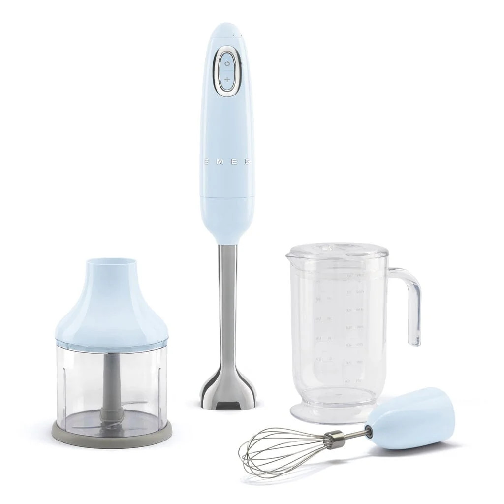 Smeg HBF03PBEU Staafmixer met accessoires - Pastel Blauw
