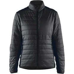 Damen Steppjacke "4715" - L - schwarz/dunkelmarine