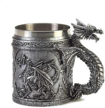 Zingz & Thingz "Royal Dragon Mug 5.5x4x4.5"""